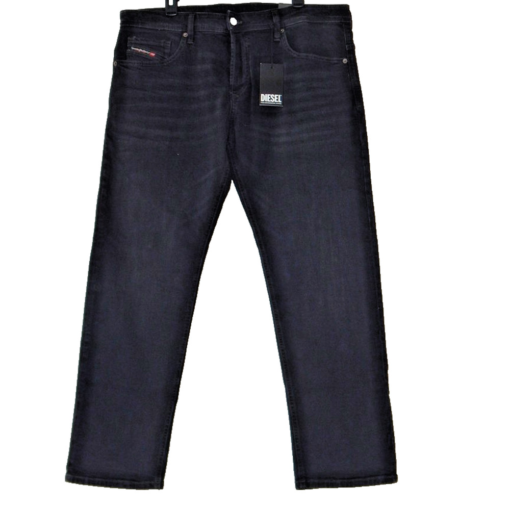 NWT Diesel SAFADO Trousers Jeans Straight Denim RB064 Black Men’s W38 L30